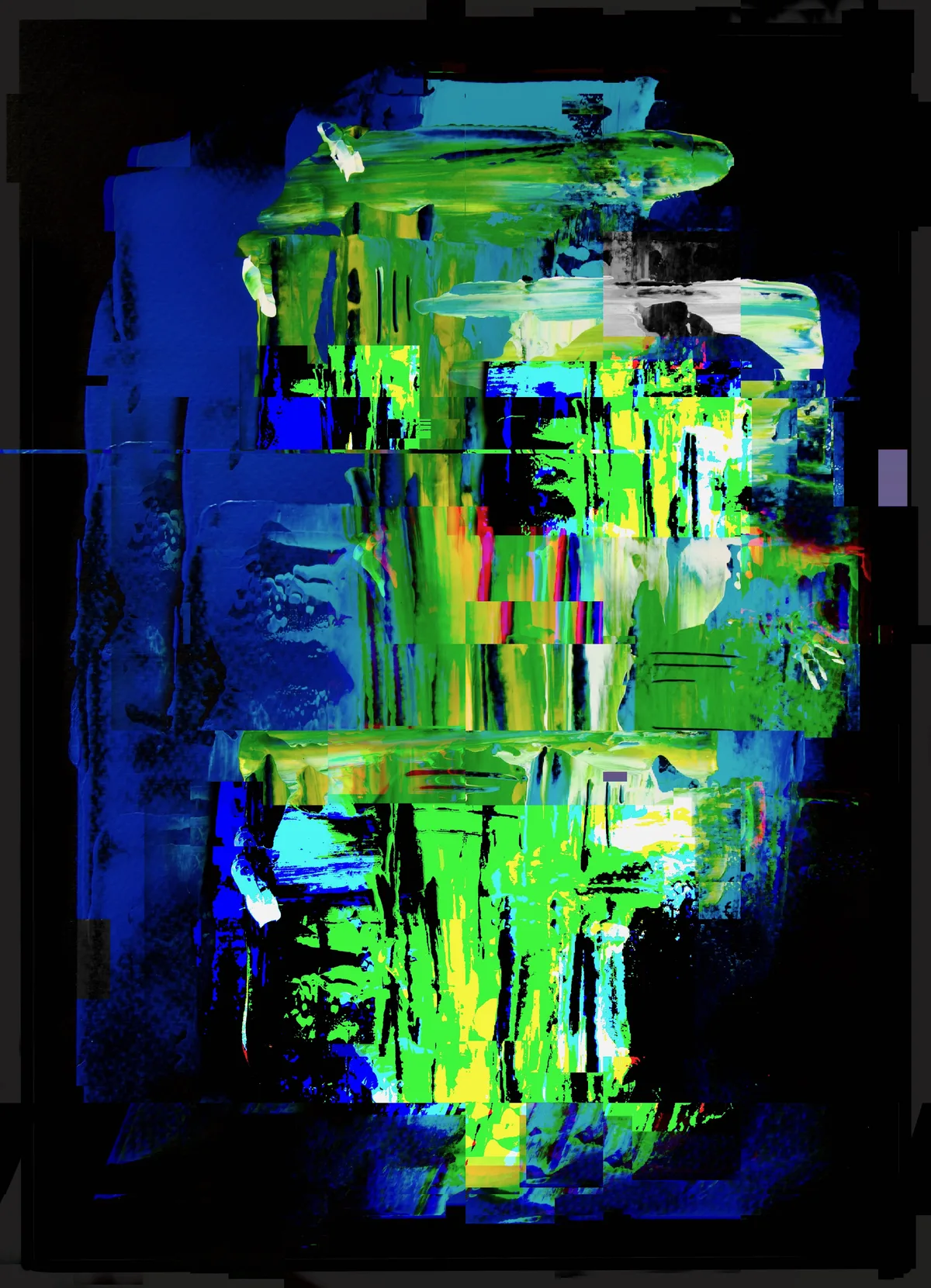 Acrylic Glitches by moonshot104 · acrylic on paper