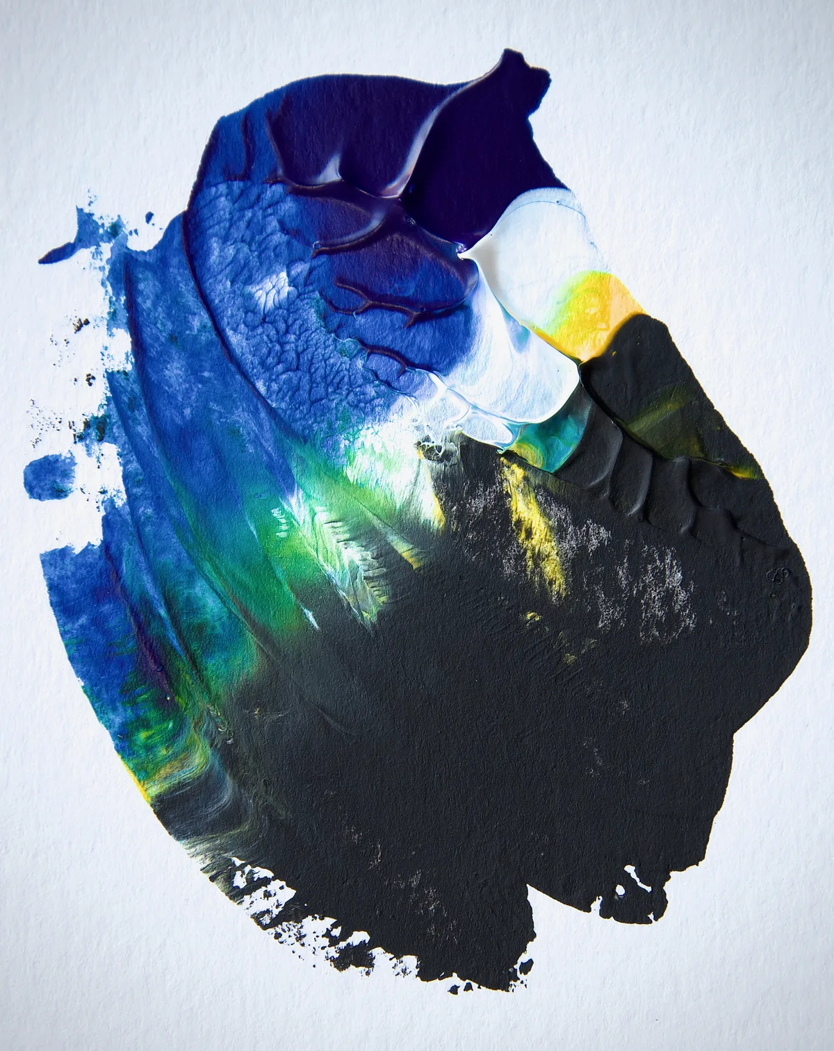 Don't Forget to Breathe by moonshot104 · acrylic on paper