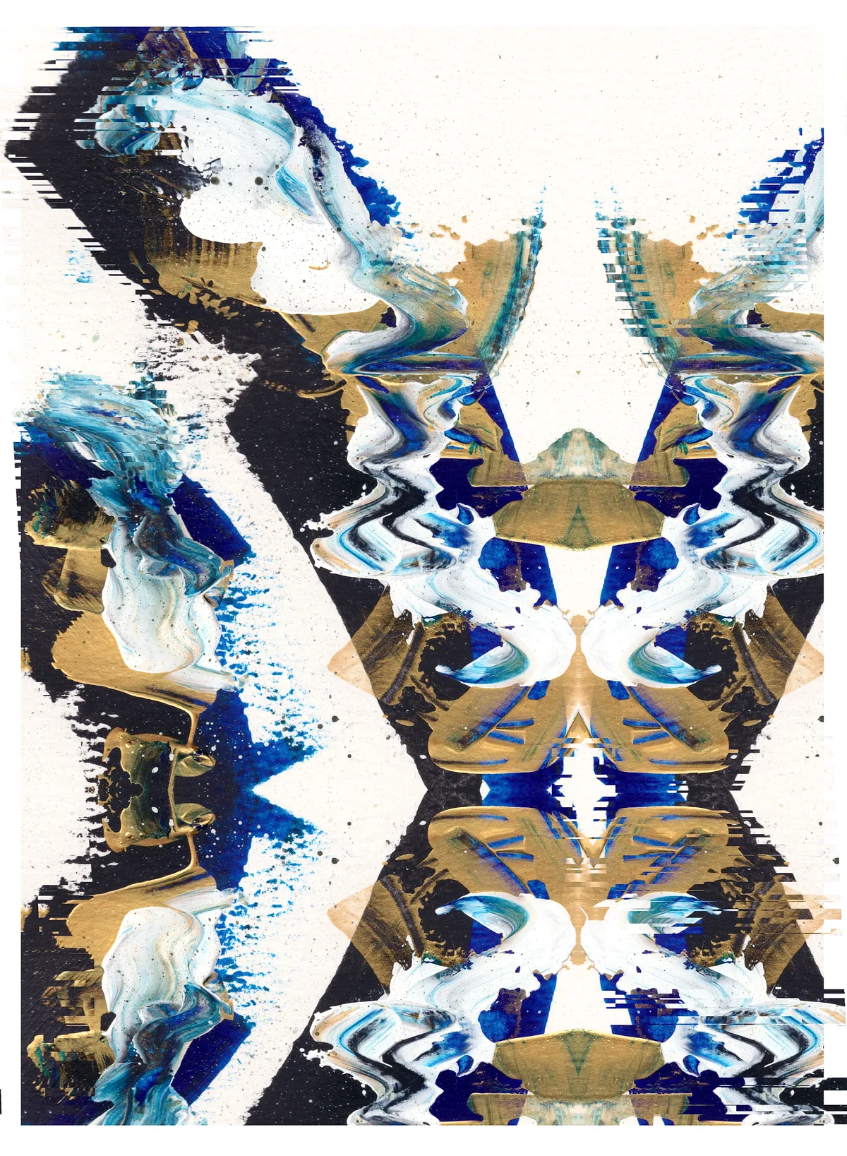 Quantum Echoes by moonshot104 · acrylic on paper