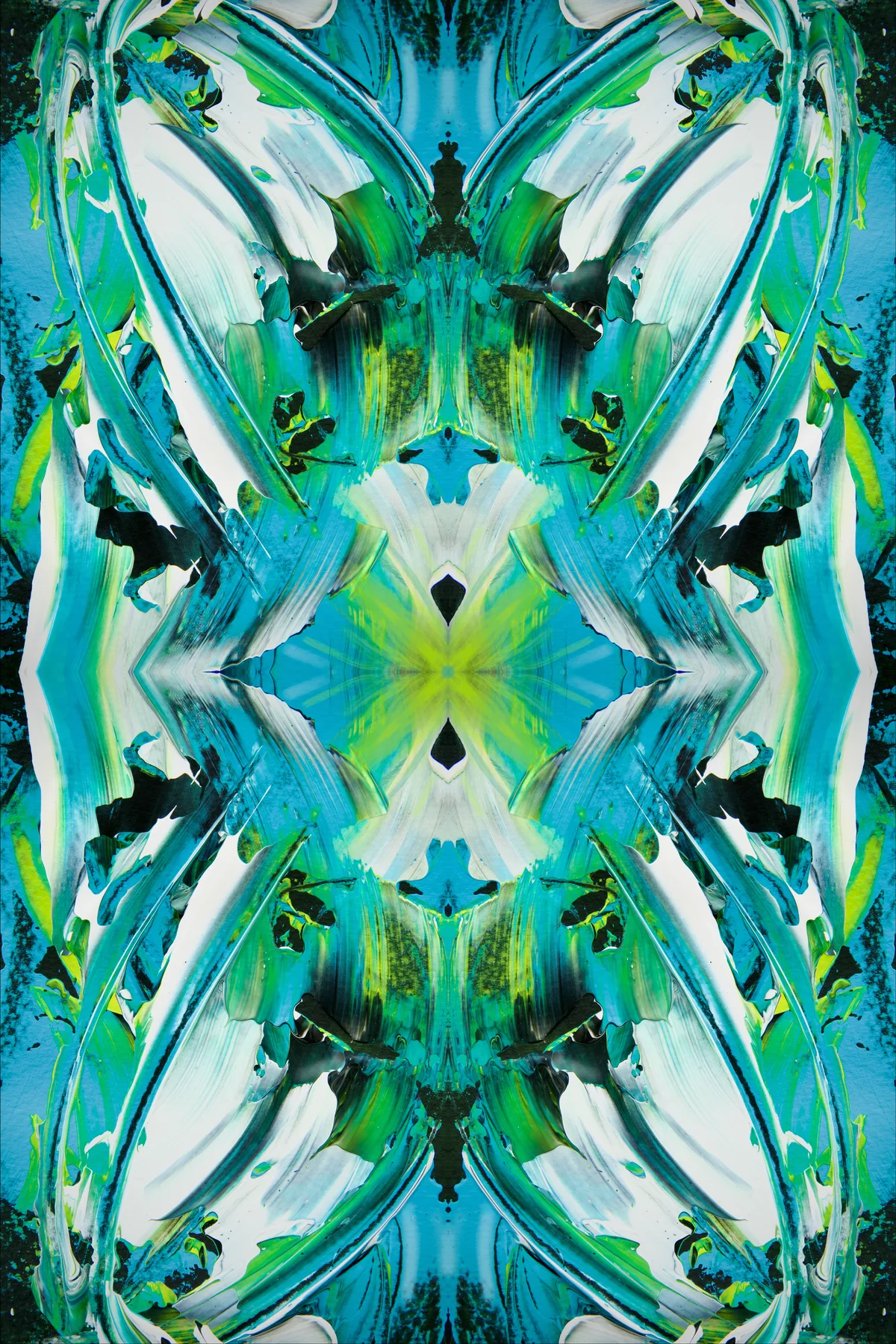 The Orchid Mirror by moonshot104 · acrylic on paper