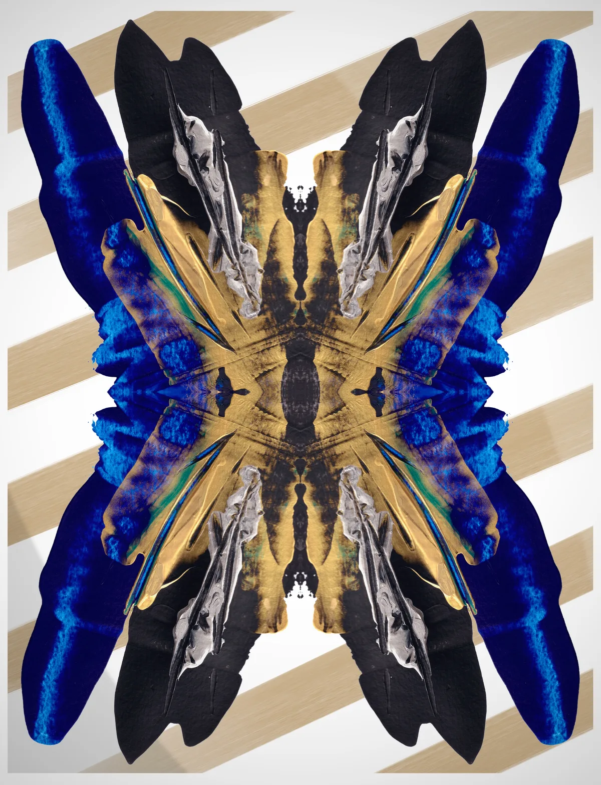 X by moonshot104 · acrylic on paper